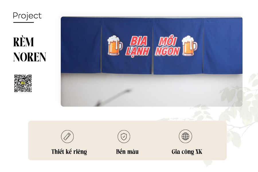 Rèm Noren Trang Trí Quán Bia Quán Nhậu | RÈM BÌNH AN-5